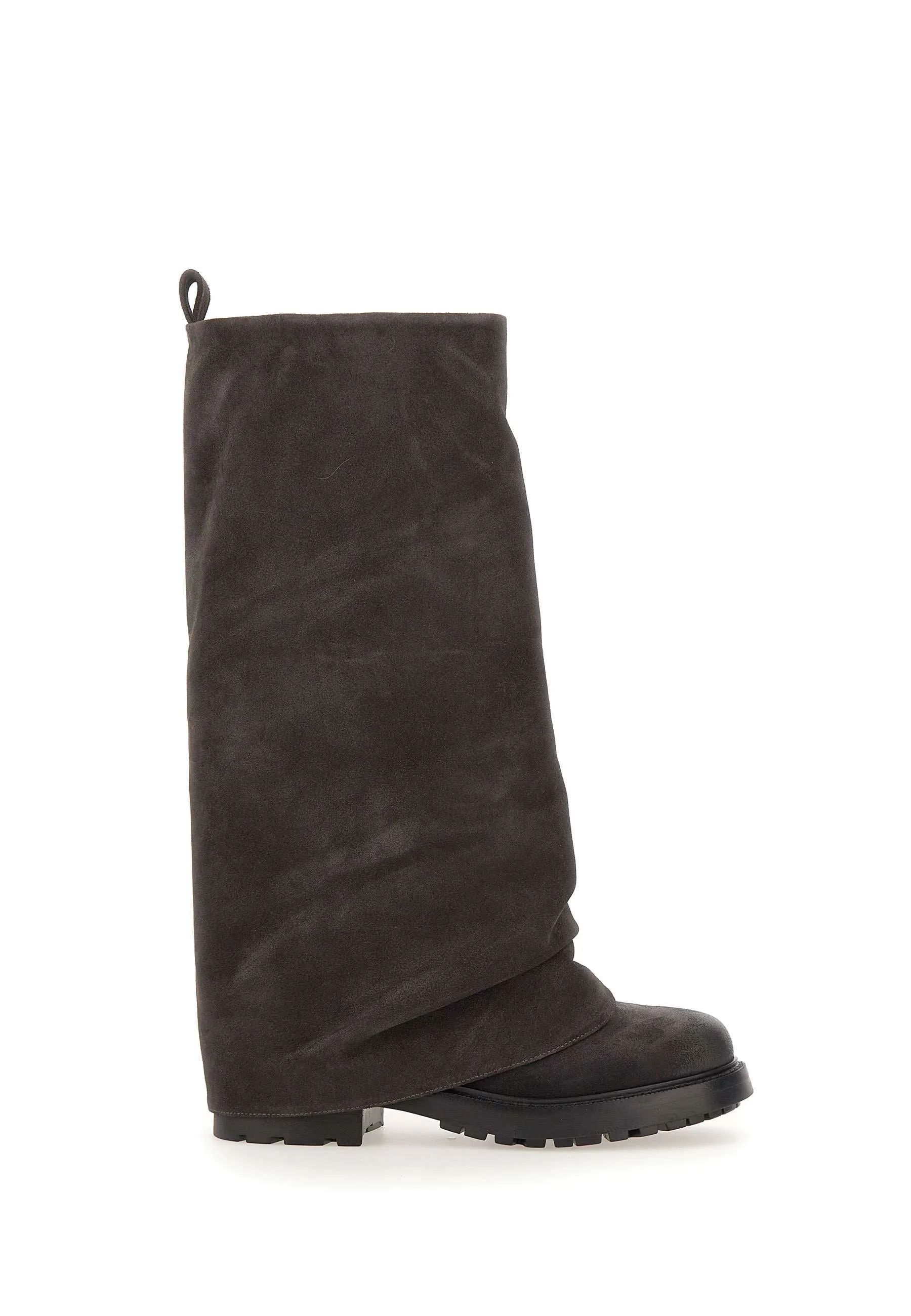 Ranger Suede Leather Knee High Boots