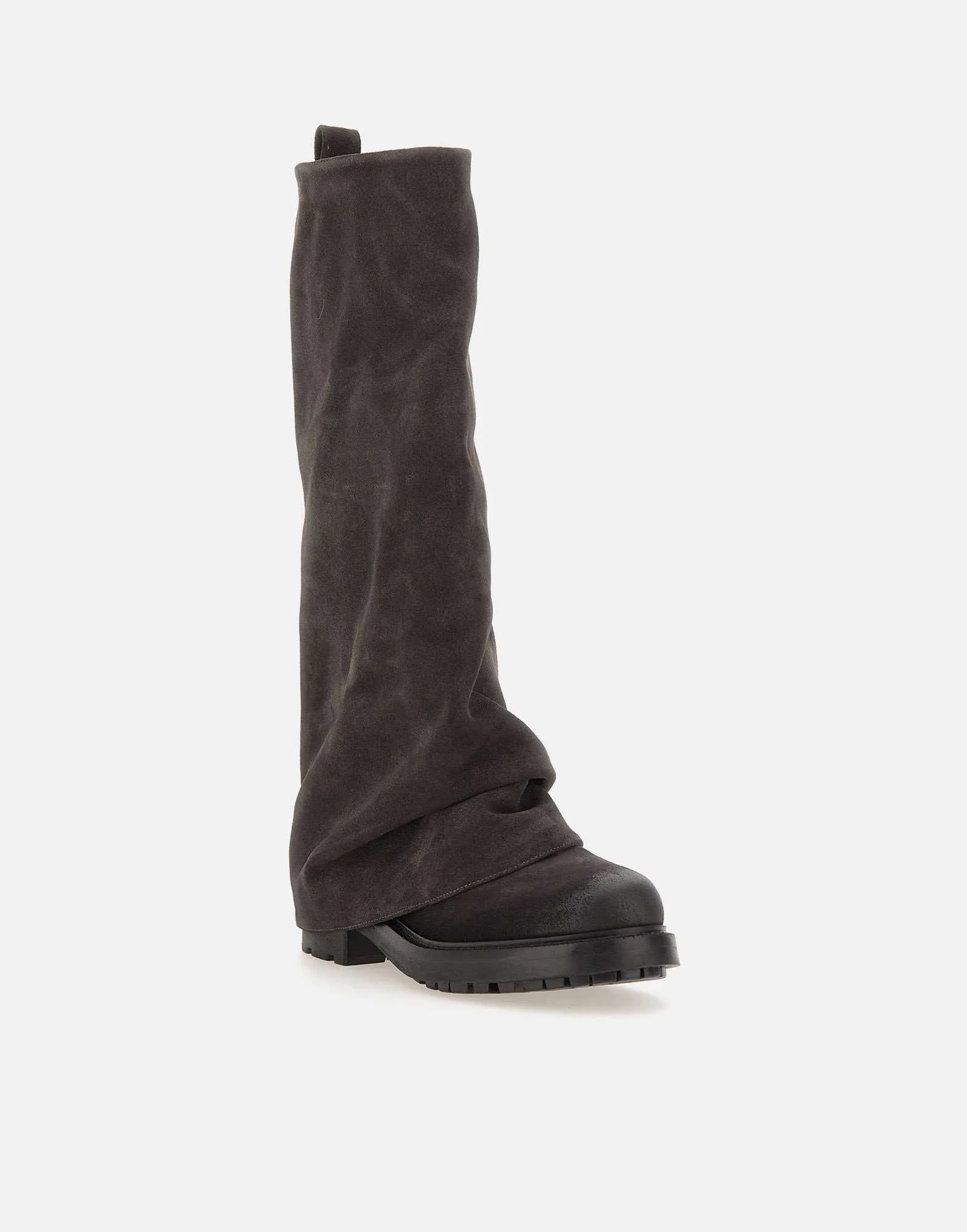 Ranger Suede Leather Knee High Boots