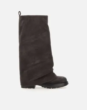 Ranger Suede Leather Knee High Boots