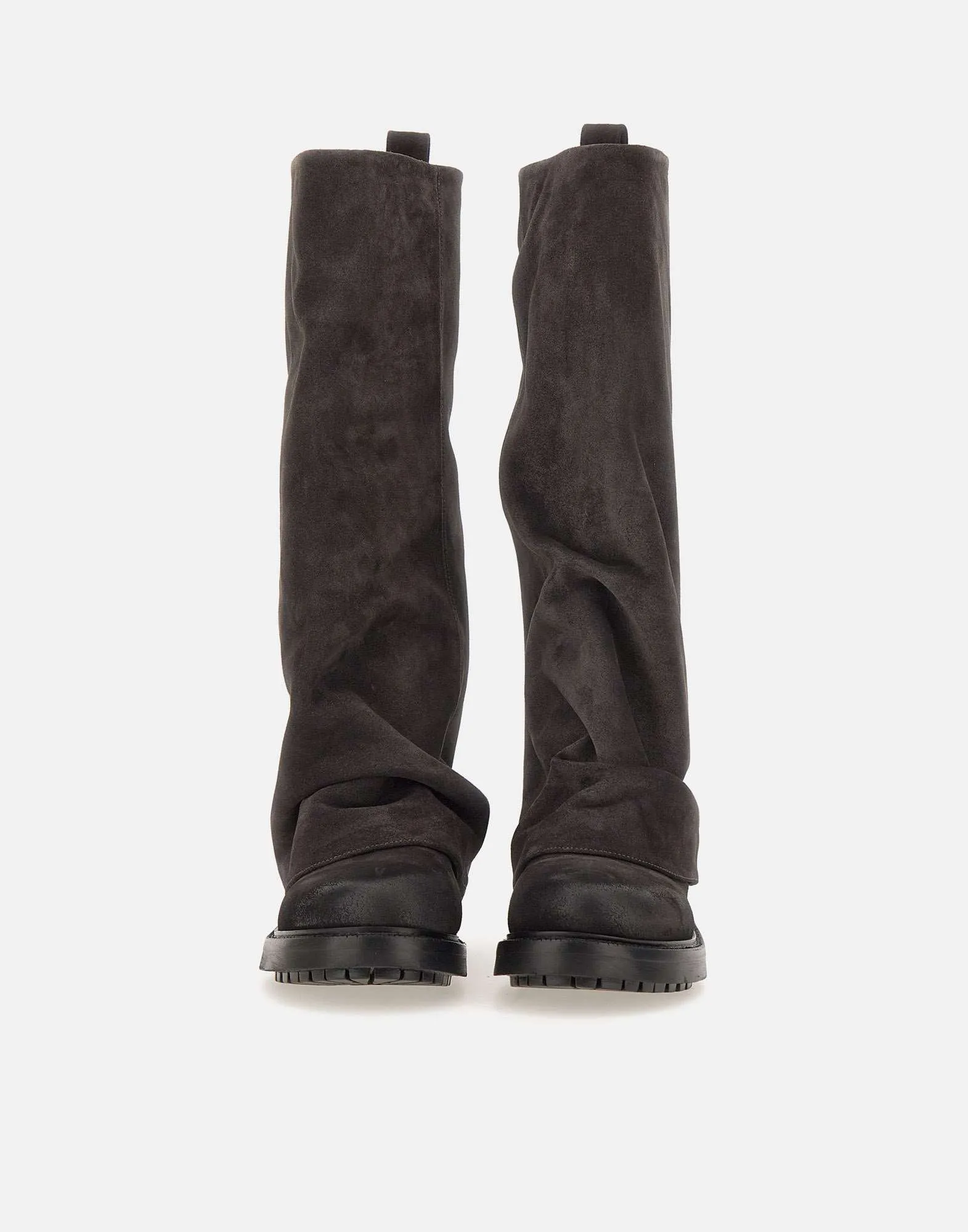 Ranger Suede Leather Knee High Boots