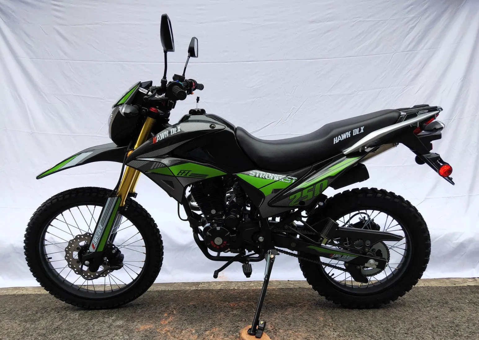 RPS HAWK DLX 250cc Fuel Injected Enduro/Dual Sport 5 Speed, LED headlight and signal lights