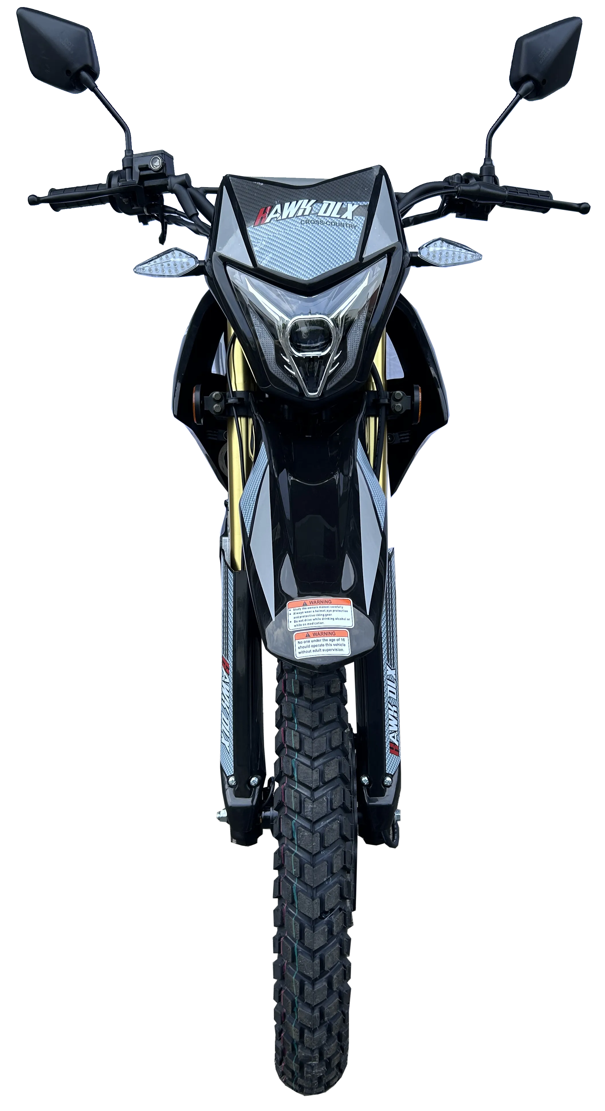 RPS HAWK DLX 250cc Fuel Injected Enduro/Dual Sport 5 Speed, LED headlight and signal lights