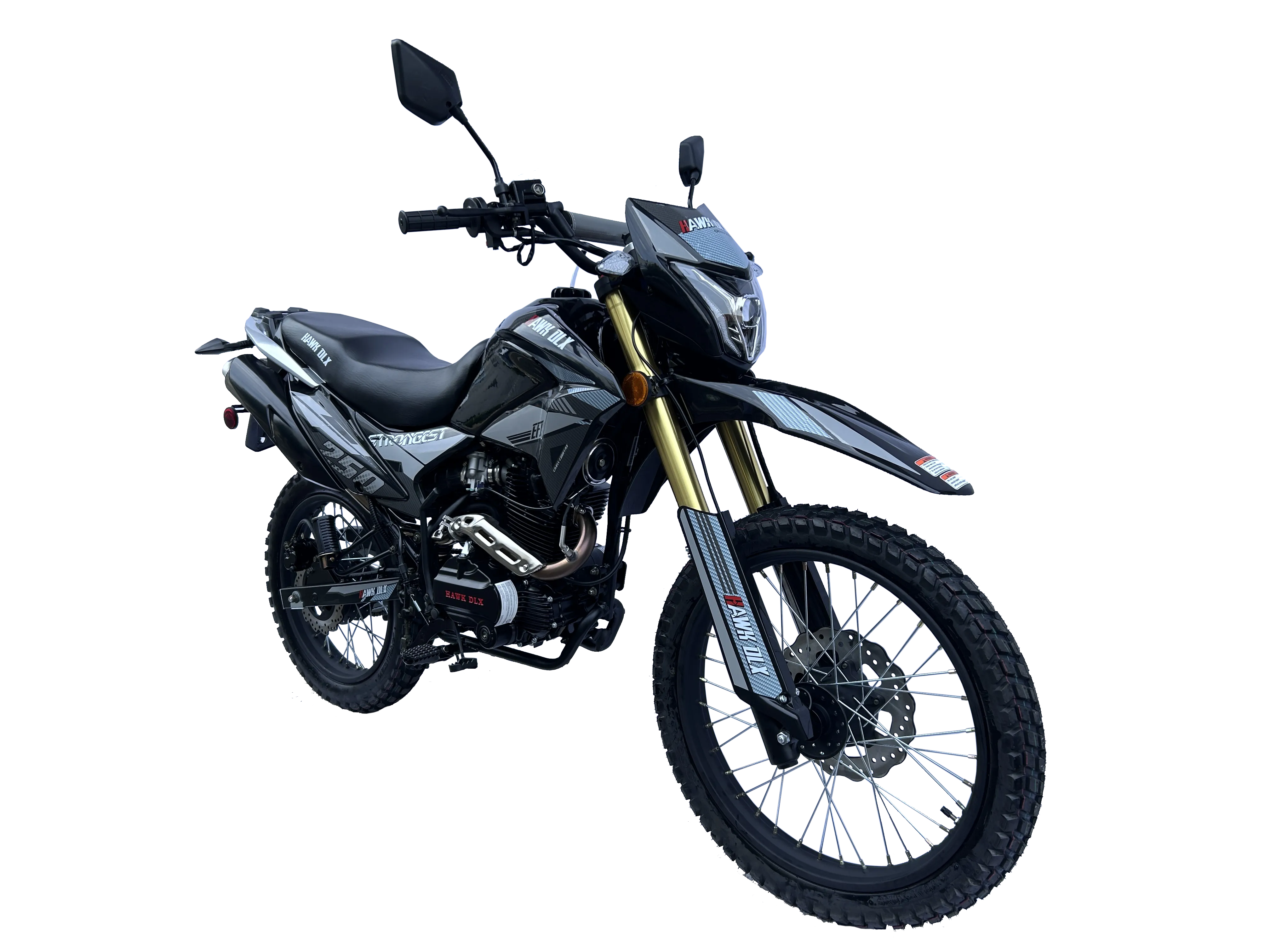 RPS HAWK DLX 250cc Fuel Injected Enduro/Dual Sport 5 Speed, LED headlight and signal lights