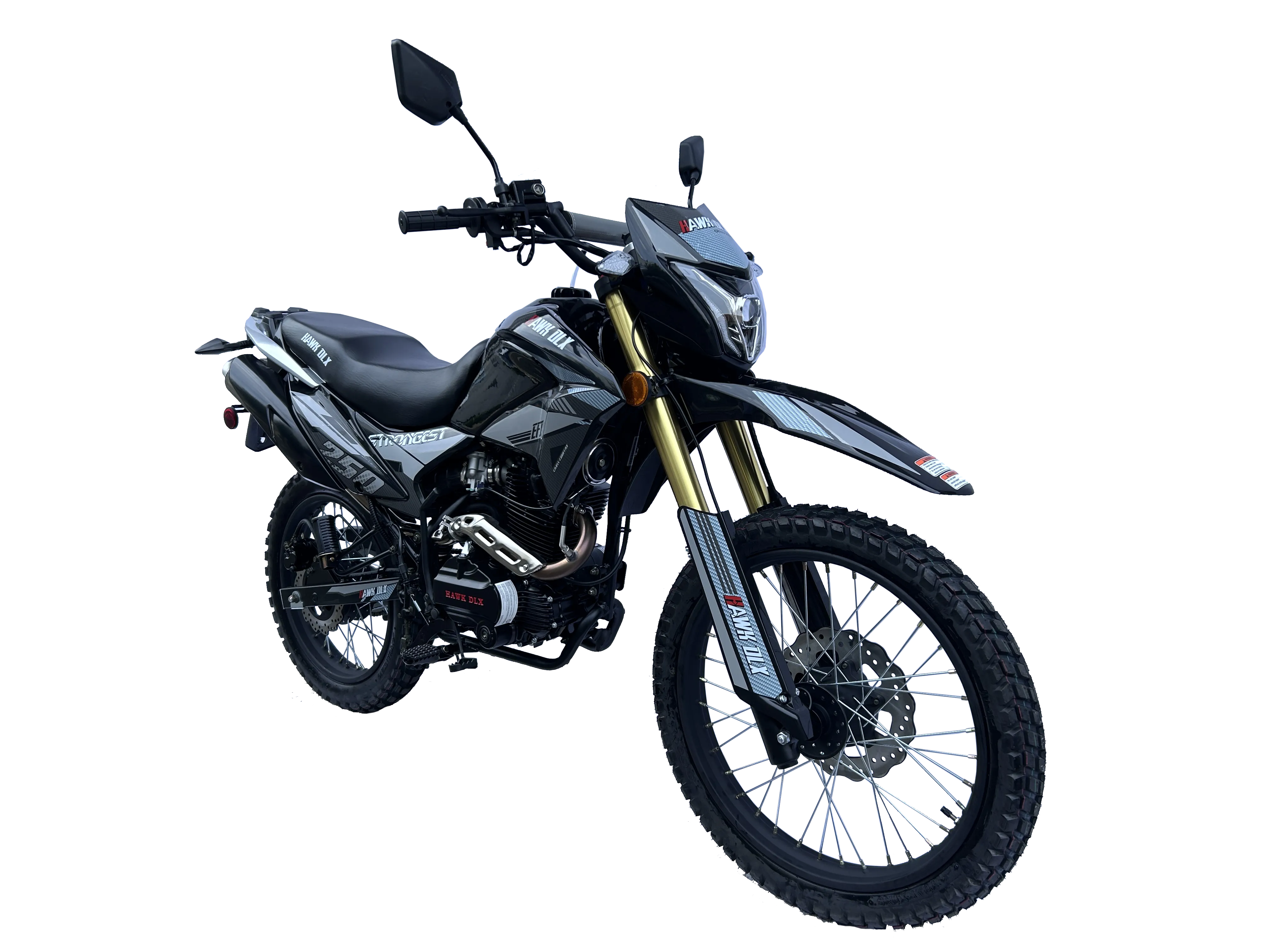 RPS HAWK DLX 250cc Fuel Injected Enduro/Dual Sport 5 Speed, LED headlight and signal lights