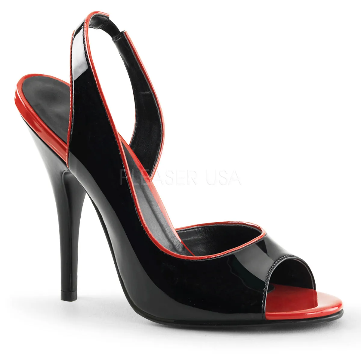 Seduce Black Red Sexy Heels