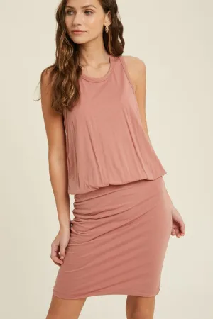 Side Ruched Mini Dress