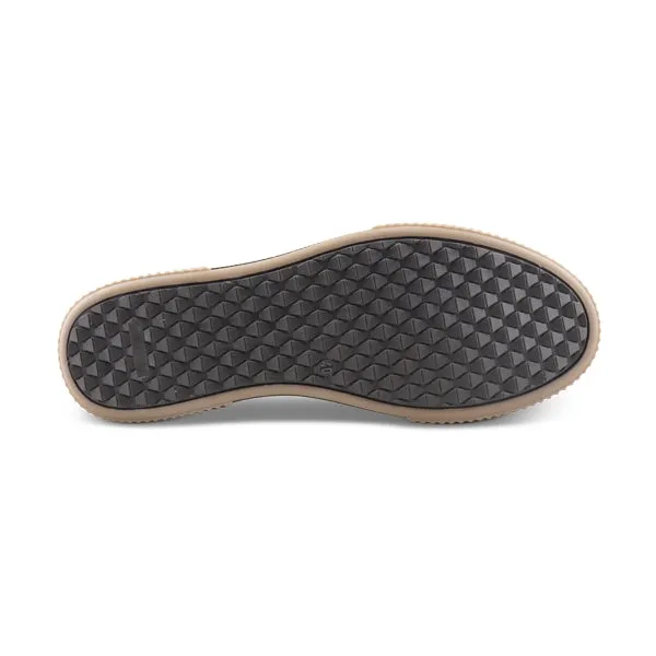 Sneakers in pelle stropicciata cuoio