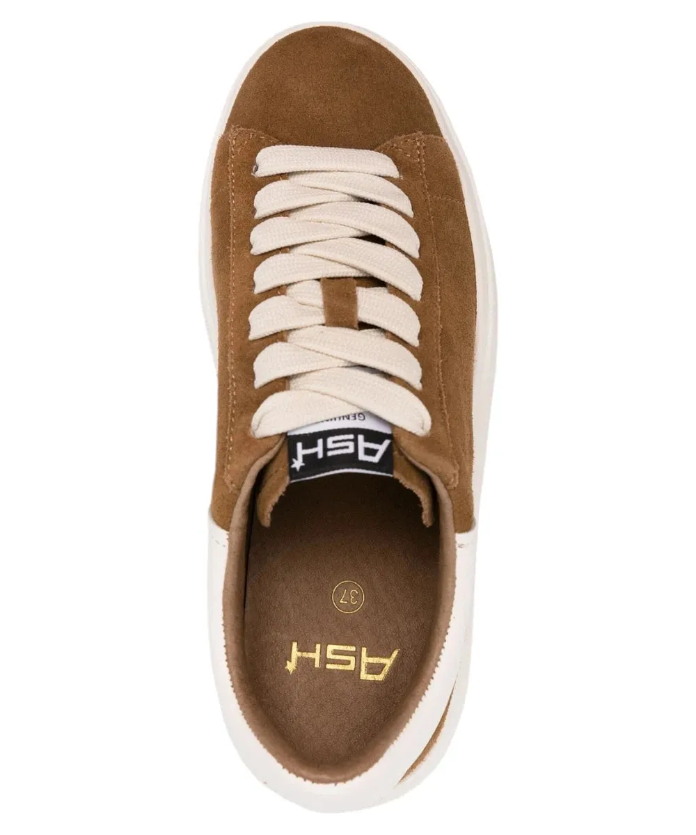 Sneakers Moby in Pelle Scamosciata con Suola Chunky