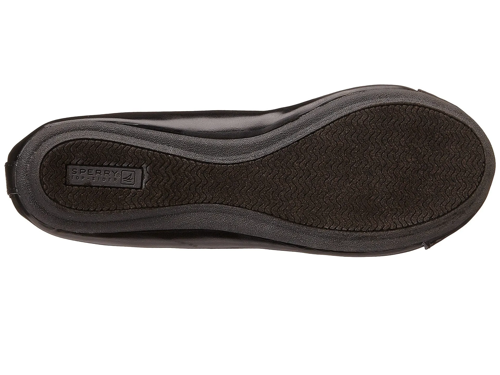Sperry Black Elise Youth Flat