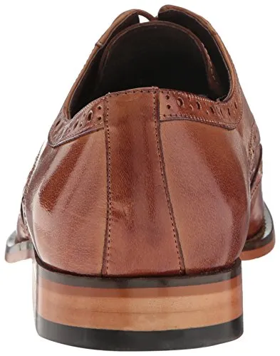 STACY ADAMS mens Tinsley - Wingtip Oxford, Tan, 10.5 US