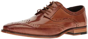 STACY ADAMS mens Tinsley - Wingtip Oxford, Tan, 10.5 US