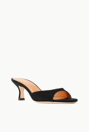 Staud Brigitte Mule in Black