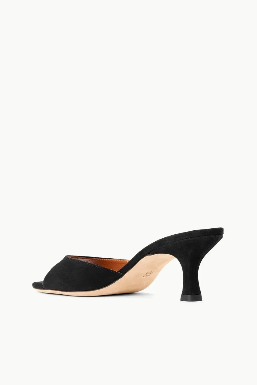 Staud Brigitte Mule in Black