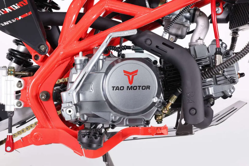 Tao DBX1, 140cc Twin Spar, Front and rear disk brakes, 4 speed manual trans. CA Legal