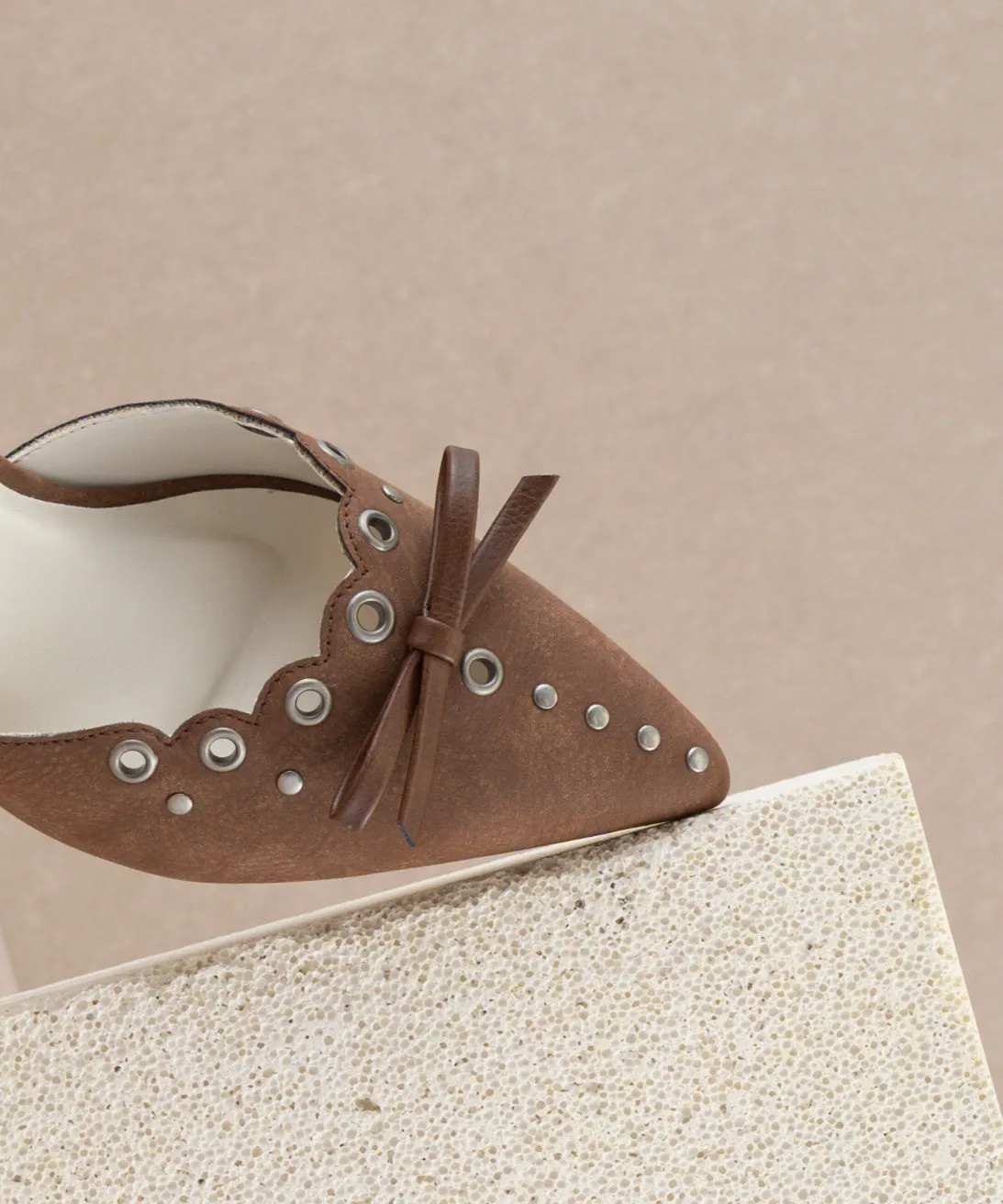 The Meridian | Cocoa Kitten Heel
