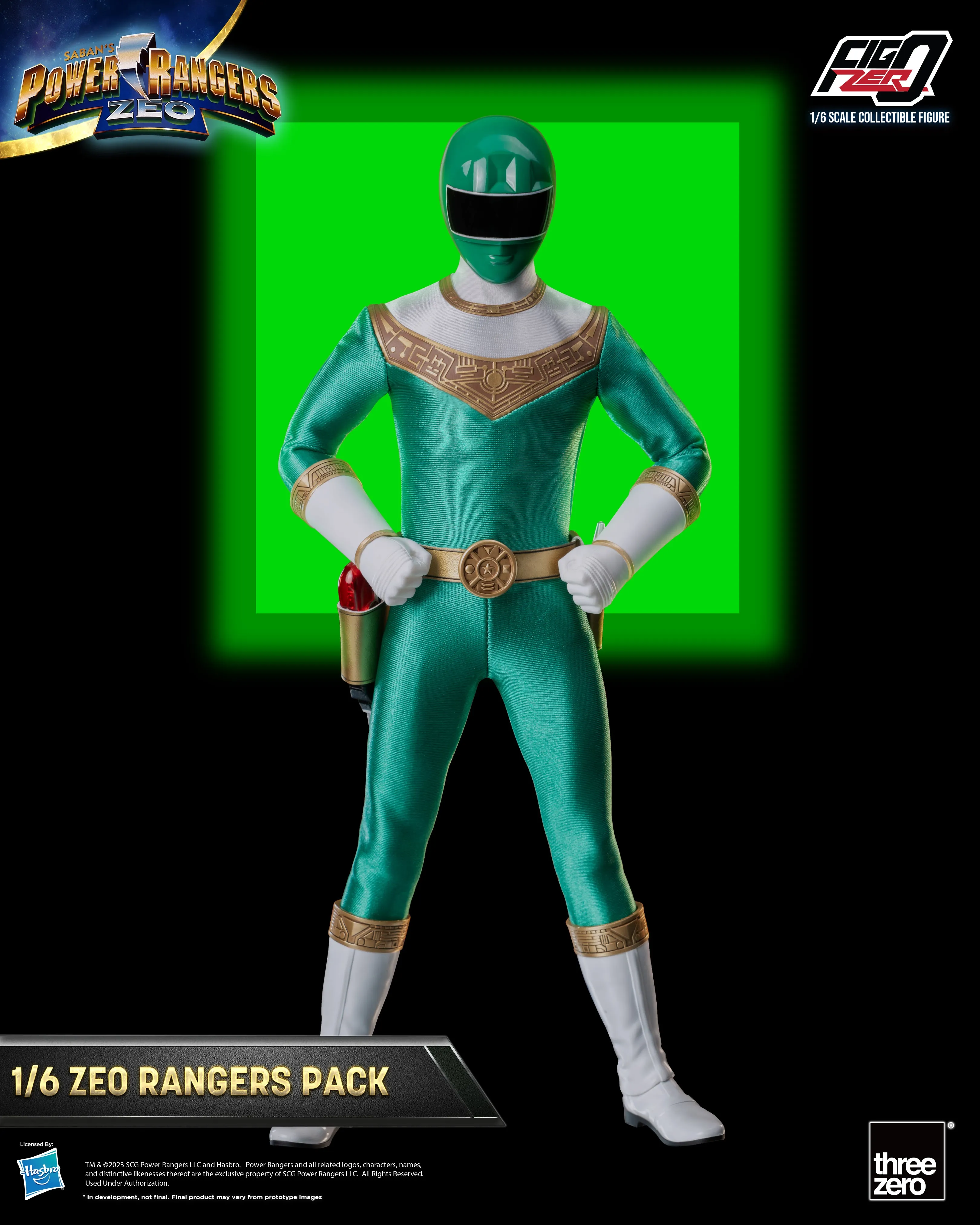 Threezero - FigZero Power Rangers Zeo - Zeo Rangers Pack