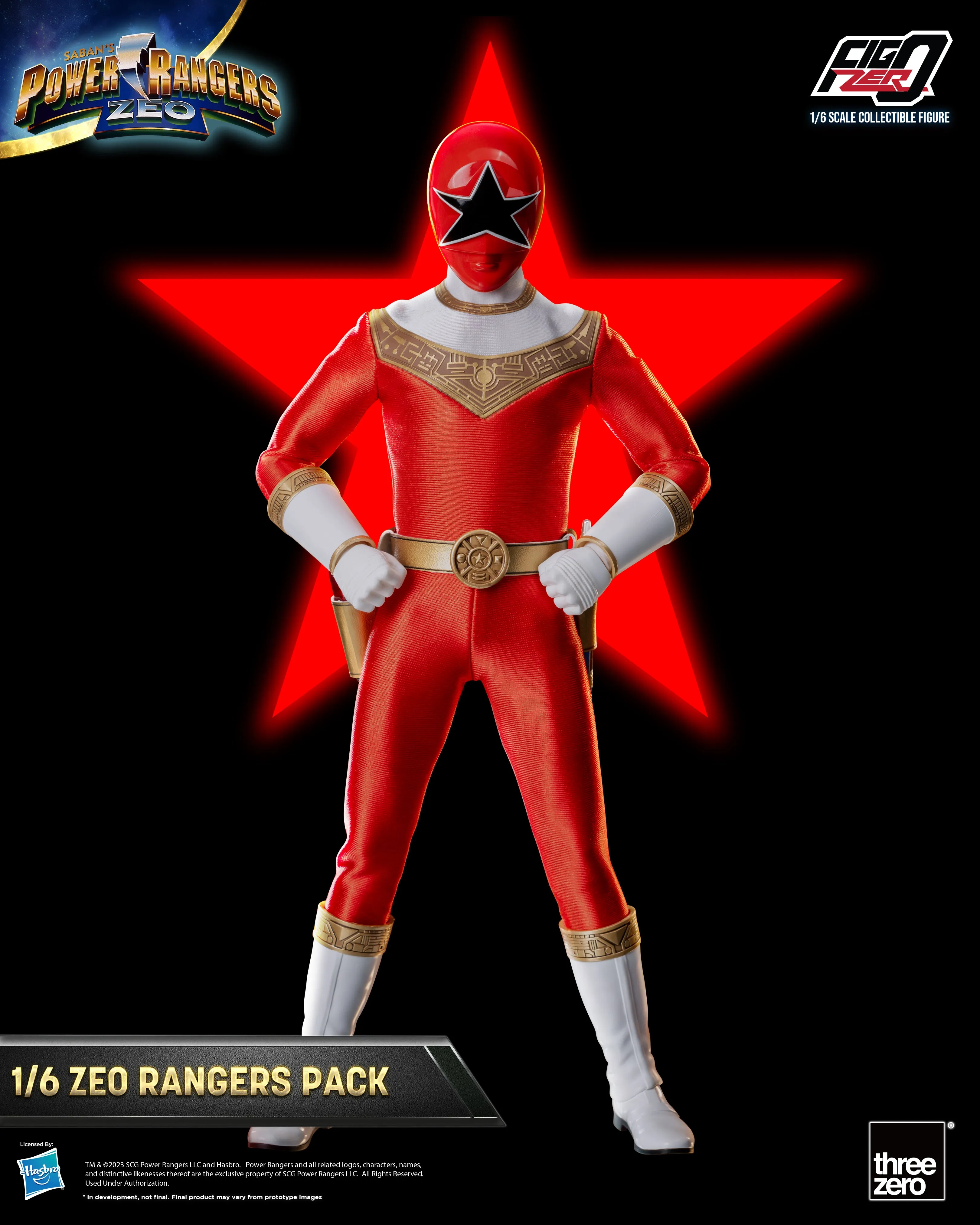 Threezero - FigZero Power Rangers Zeo - Zeo Rangers Pack