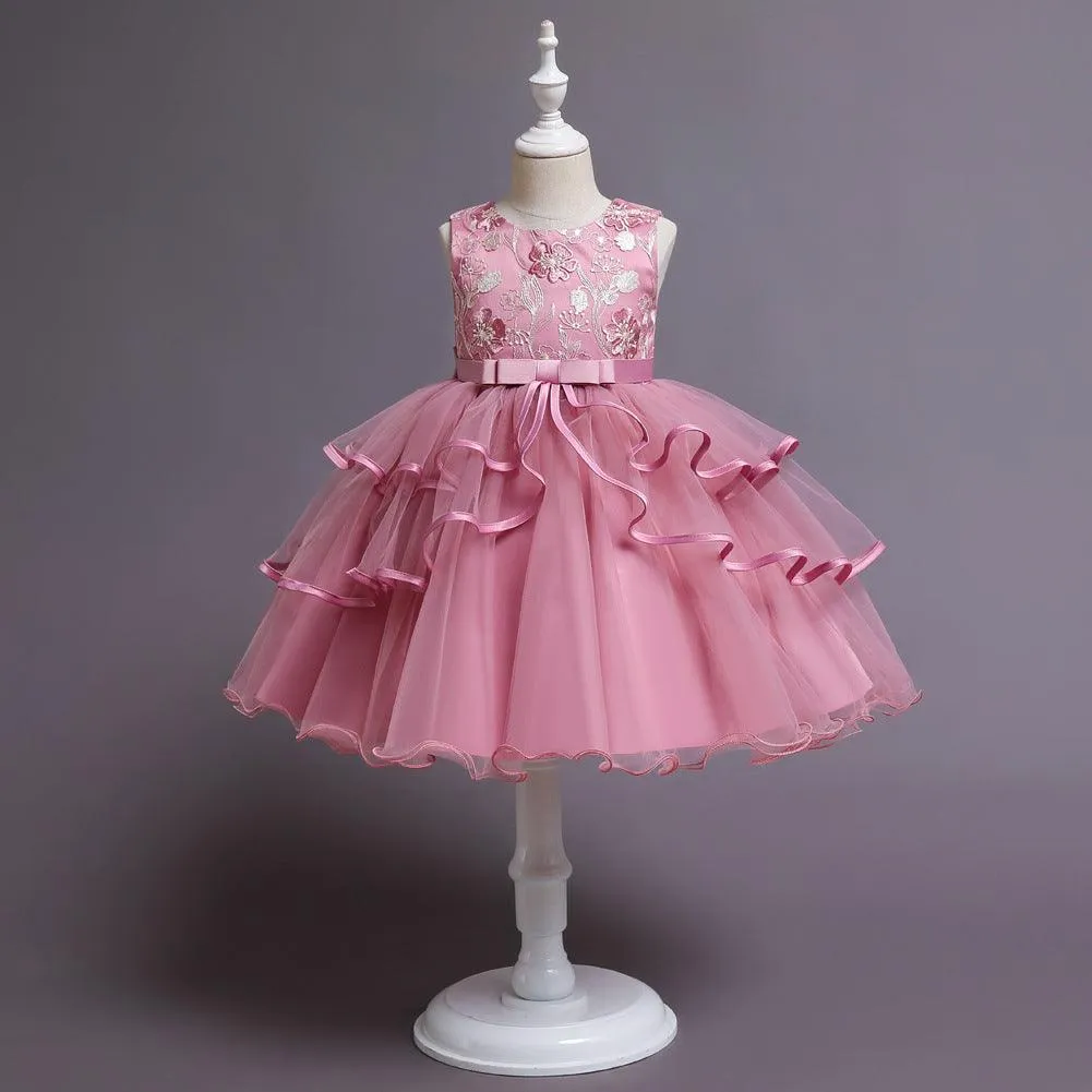 Title: Spring Garden Party Children's Gown