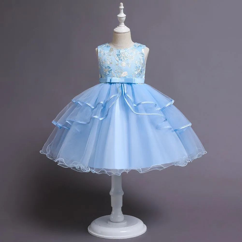 Title: Spring Garden Party Children's Gown