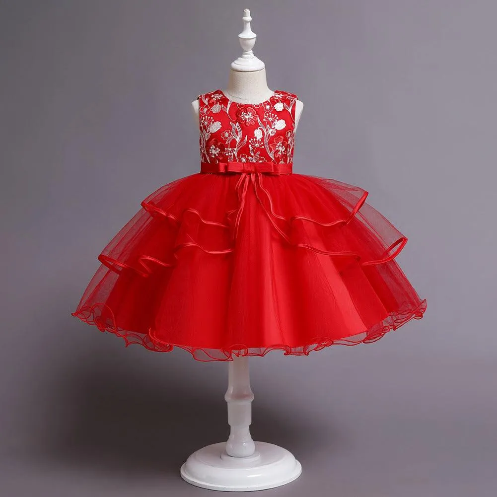 Title: Spring Garden Party Children's Gown