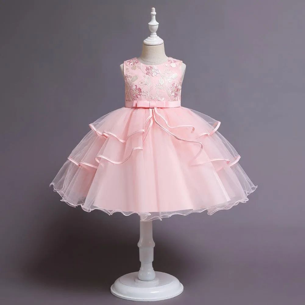 Title: Spring Garden Party Children's Gown