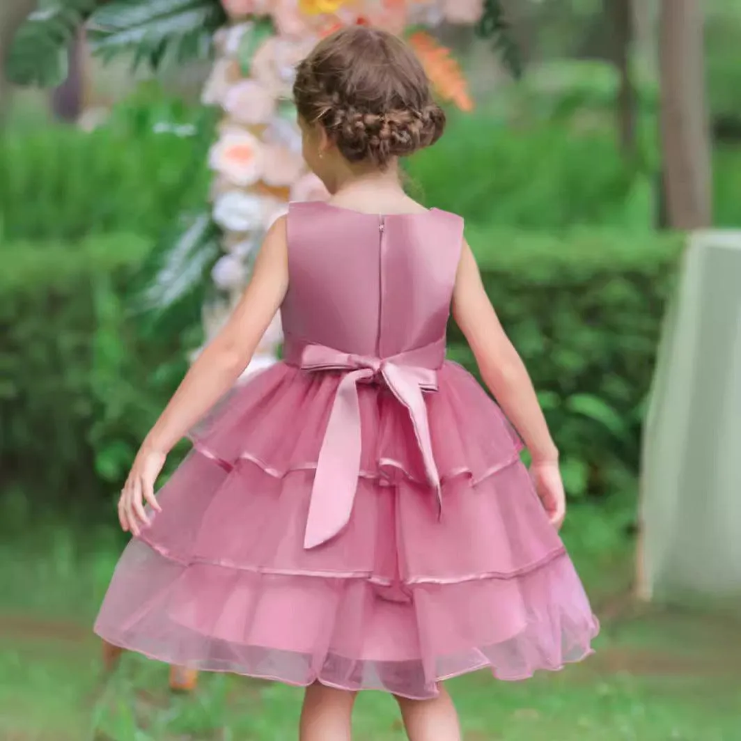 Title: Spring Garden Party Children's Gown
