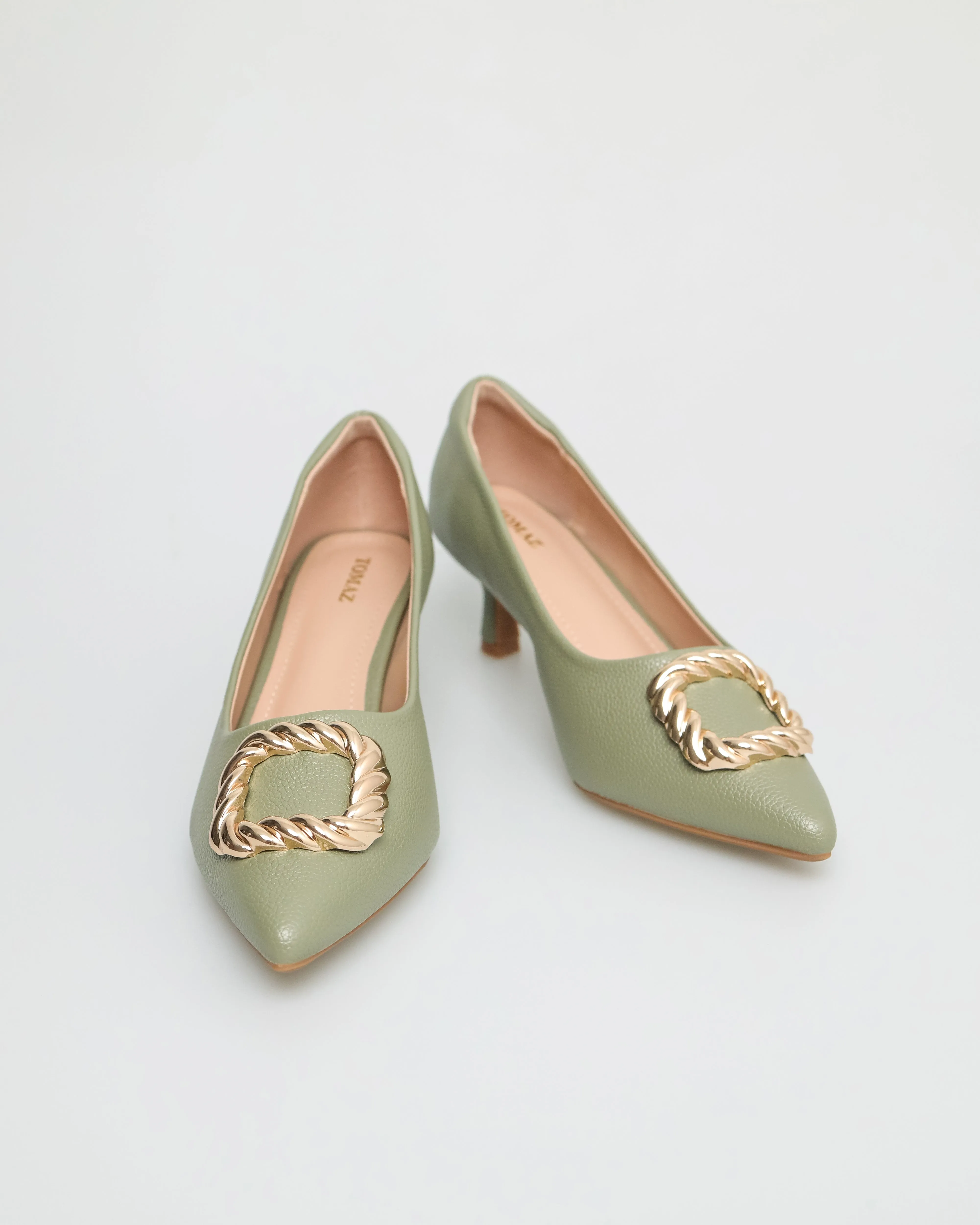 Tomaz FL051 Ladies Gold Crusted Heels