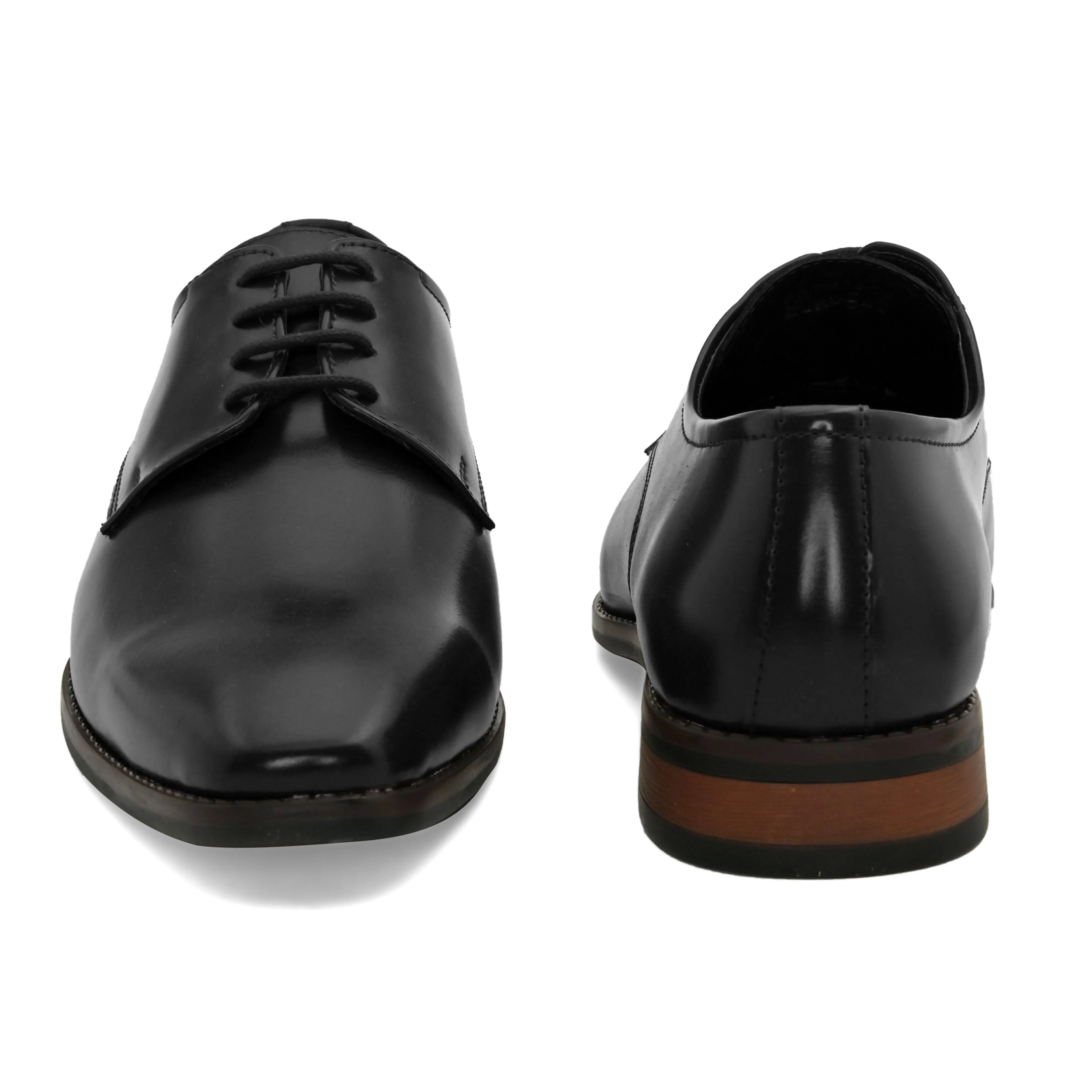 Topline Black Derby Shoes