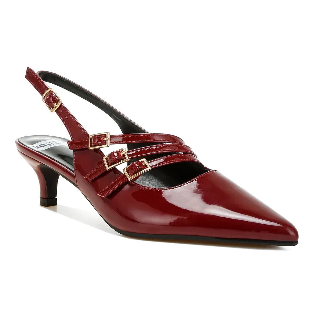 Triple Strap Slingback Sandals