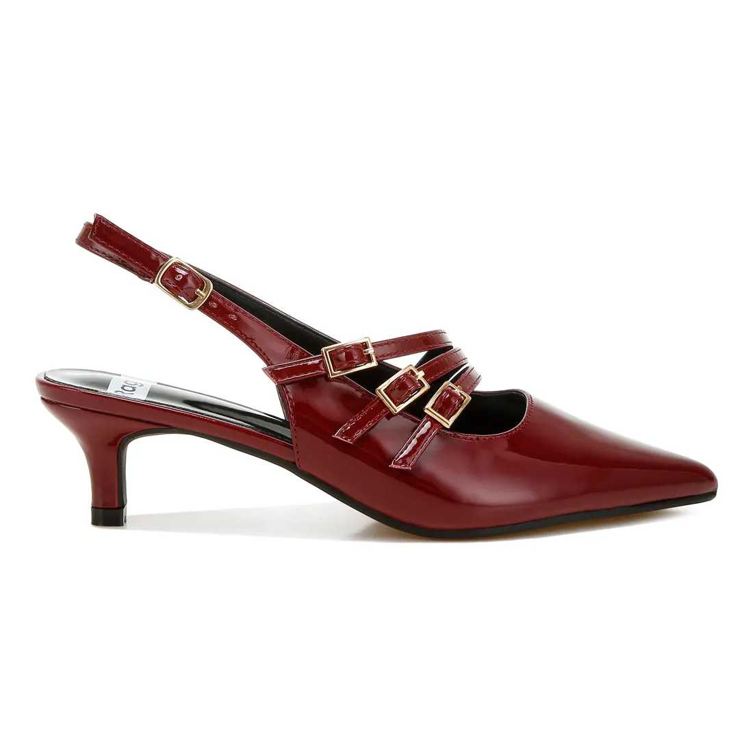 Triple Strap Slingback Sandals