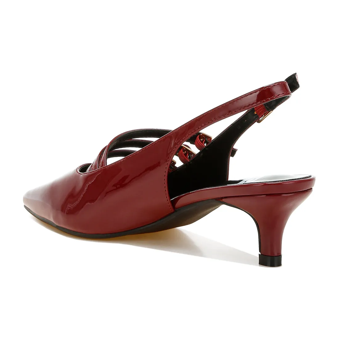 Triple Strap Slingback Sandals