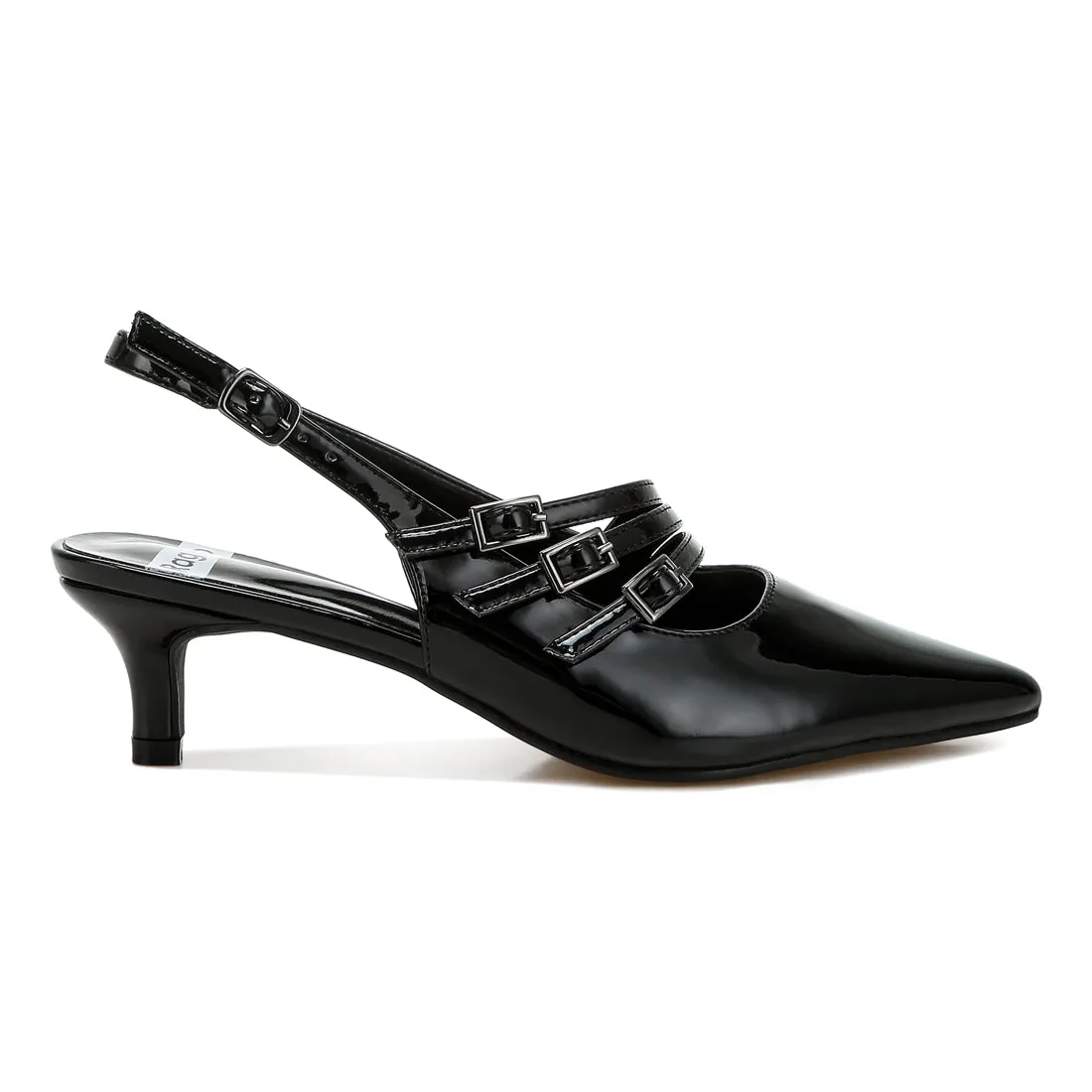 Triple Strap Slingback Sandals