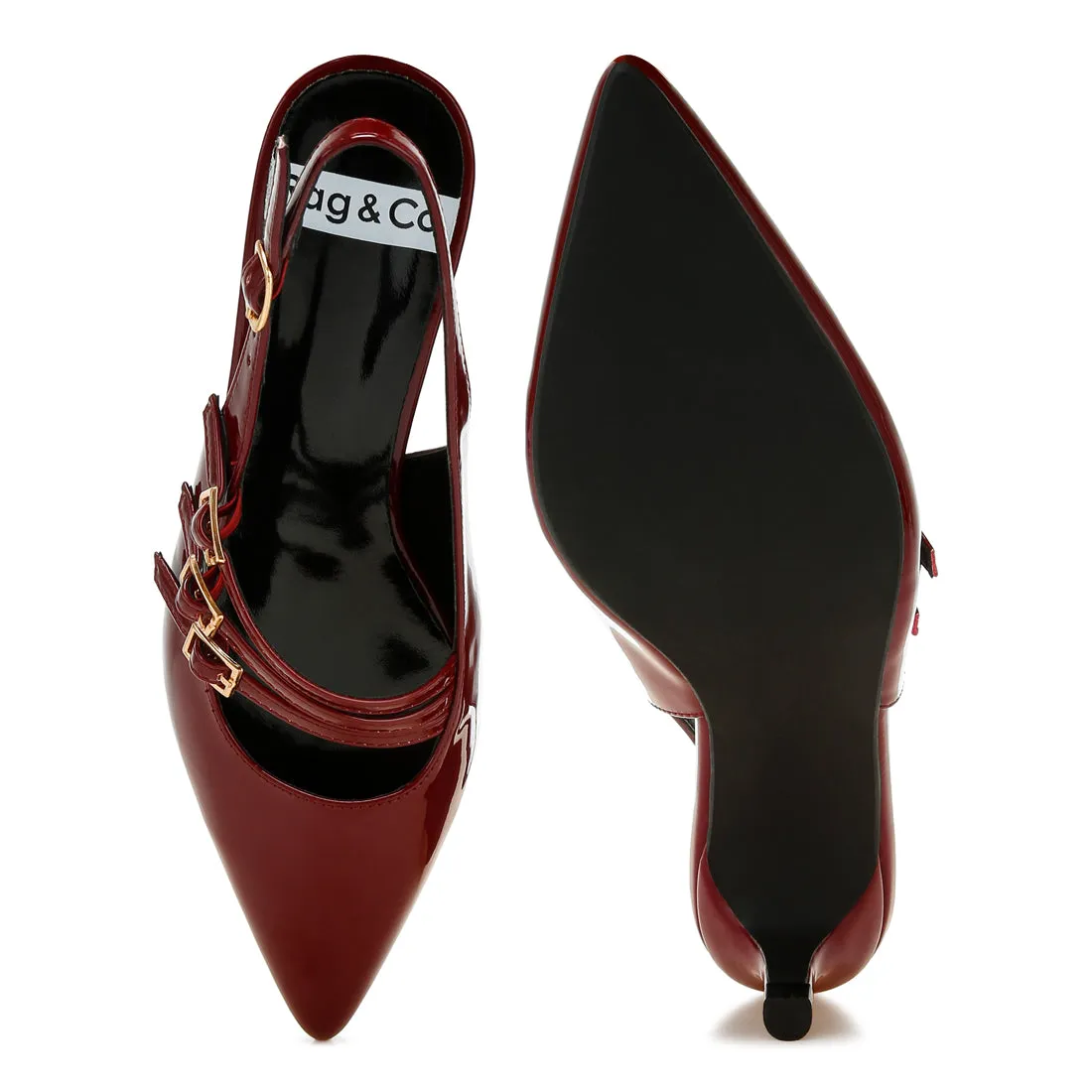 Triple Strap Slingback Sandals