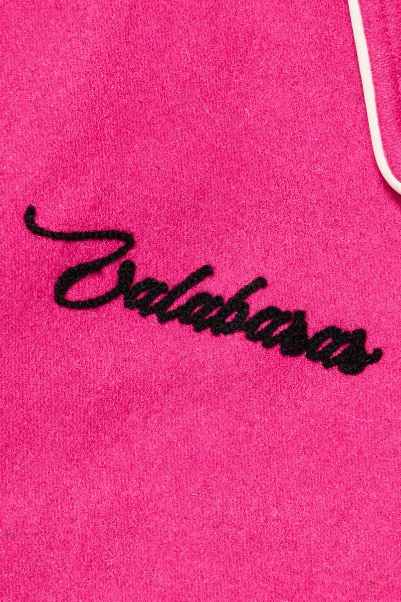 Valabasas "wild bunch fuchsia wild Bunch Letterman Jacket