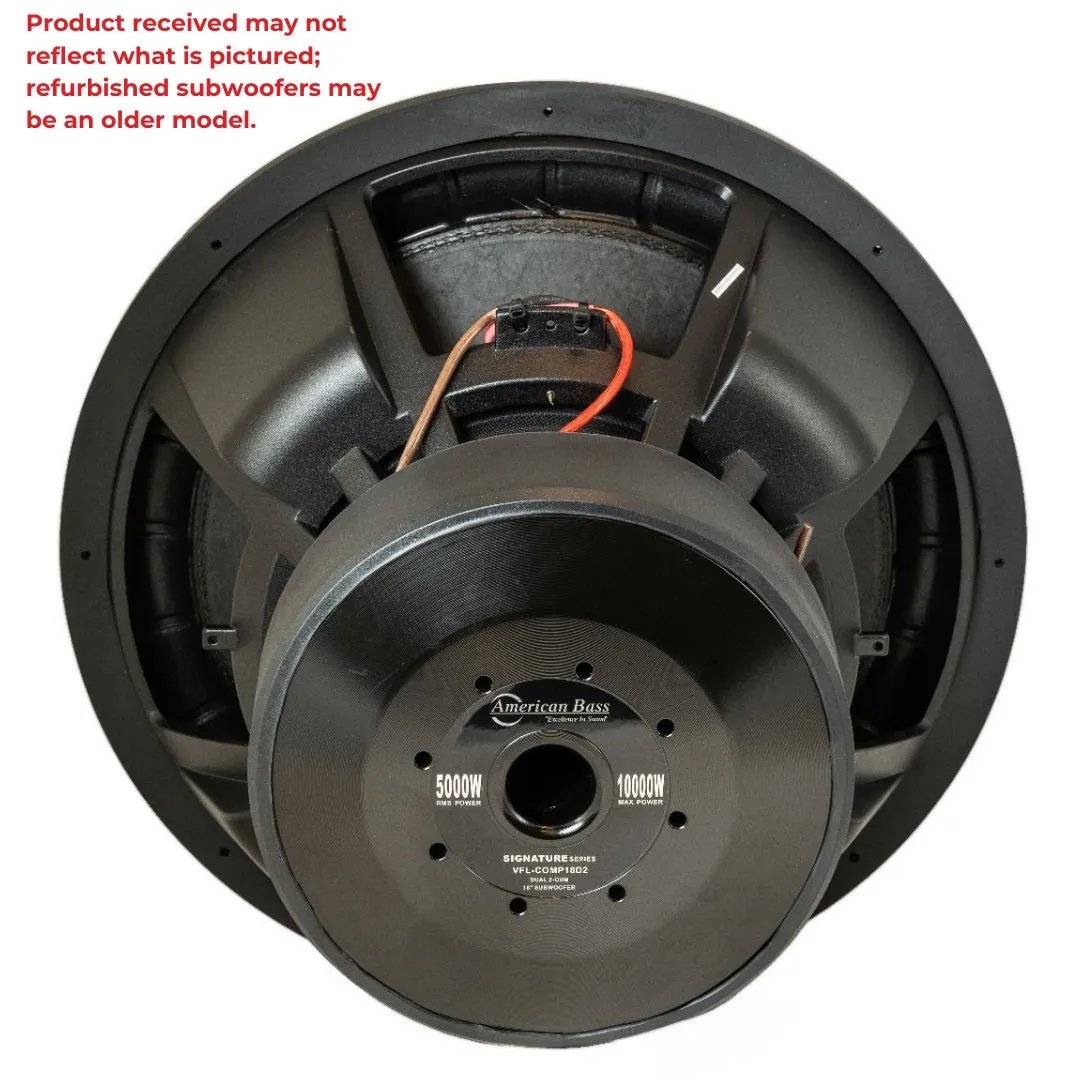 VFL Comp Signature 18" Subwoofer Refurbished