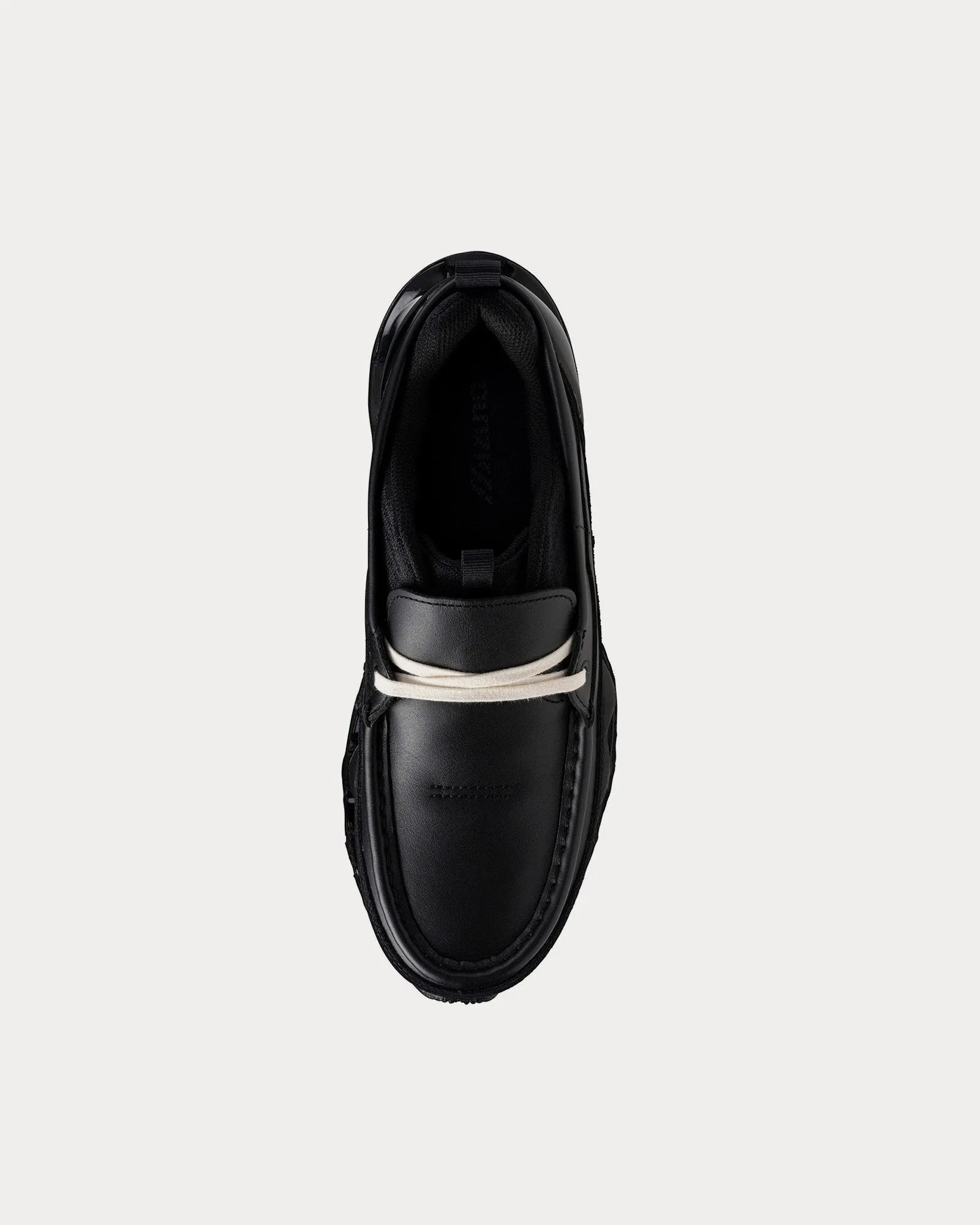 Wave Prophecy Moc Leather Black Loafers