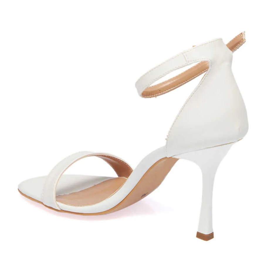 White Vegan Women's Evening Dress Shoes
