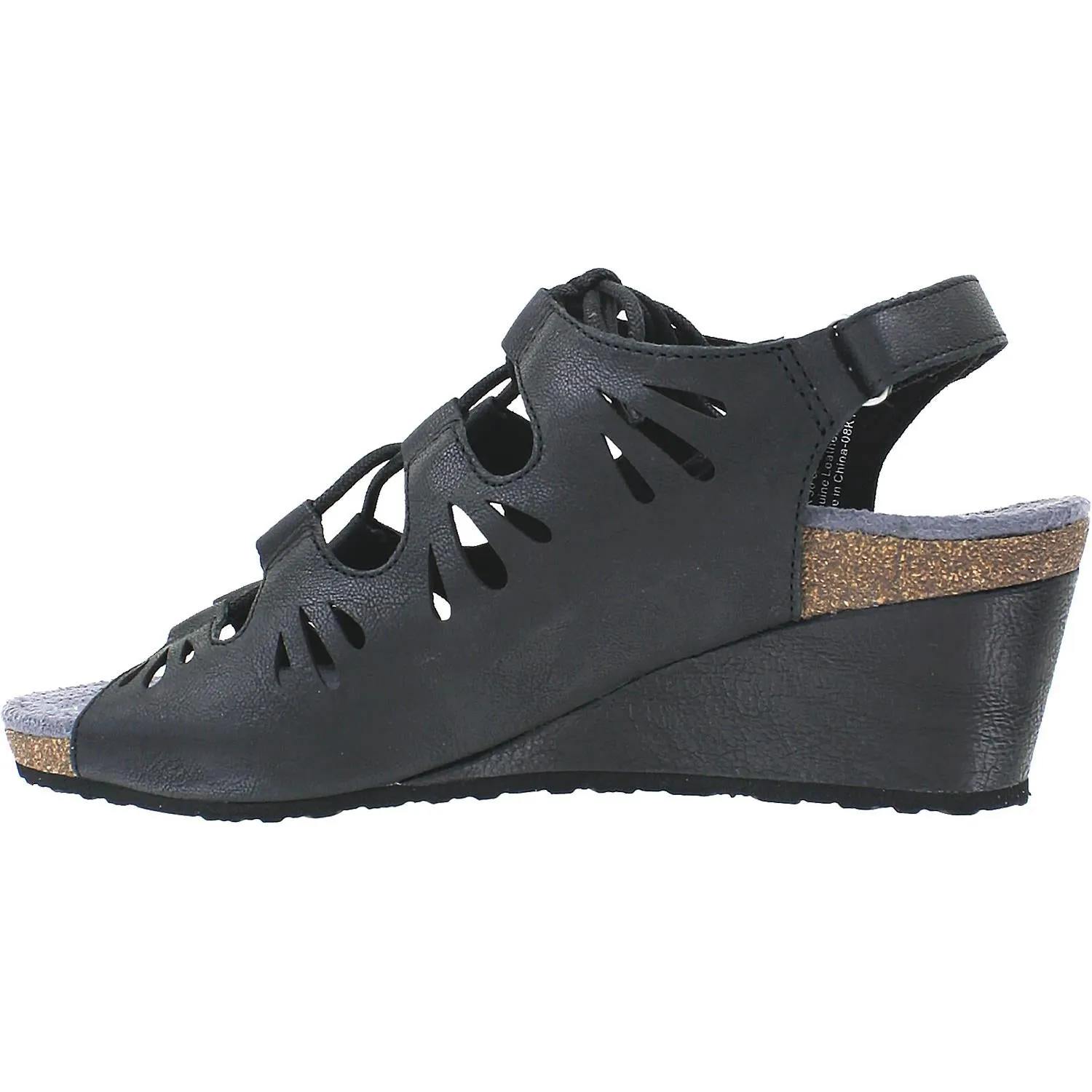 Women's Aetrex Giselle Black Leather