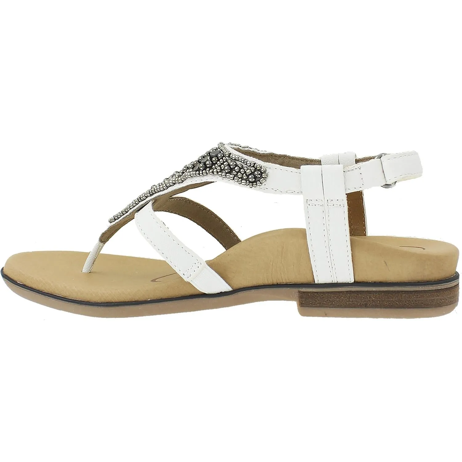 Women's Aetrex Sheila White Leather