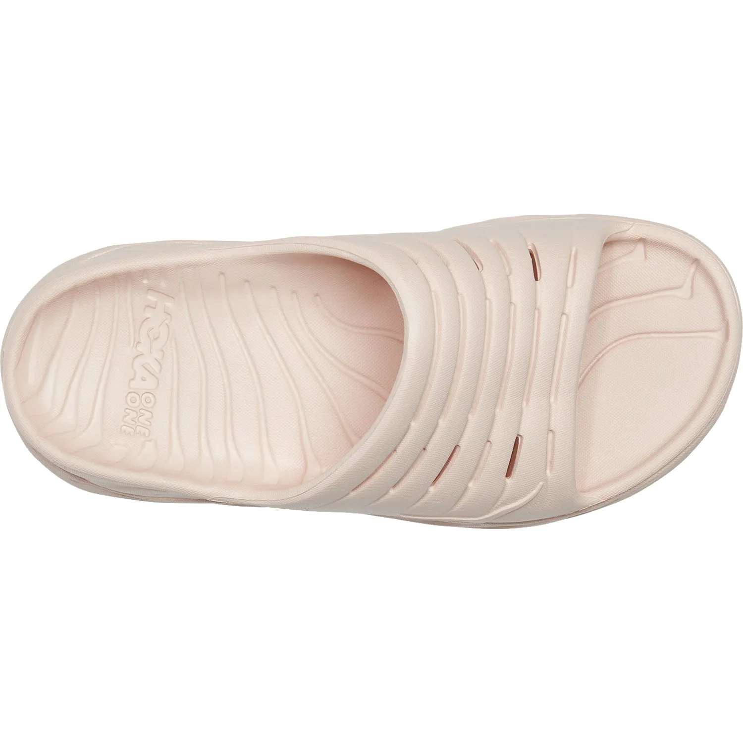 Women's Hoka One One Ora Recovery Slide Silver Peony EVA