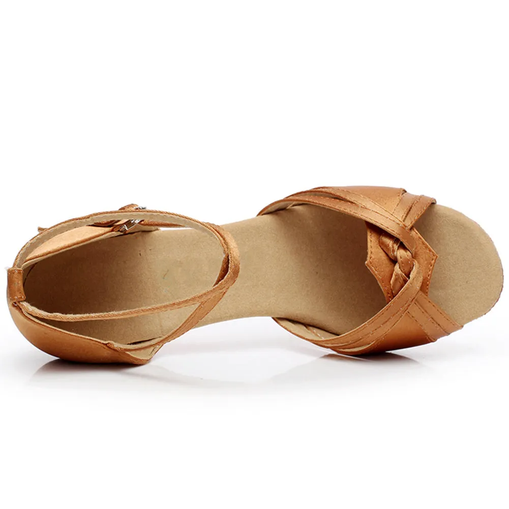 Women's Satin 2.75" Heel Latin Social Dance