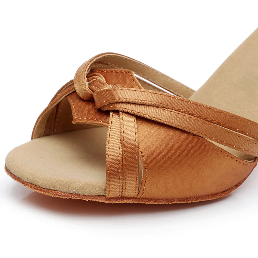 Women's Satin 2.75" Heel Latin Social Dance