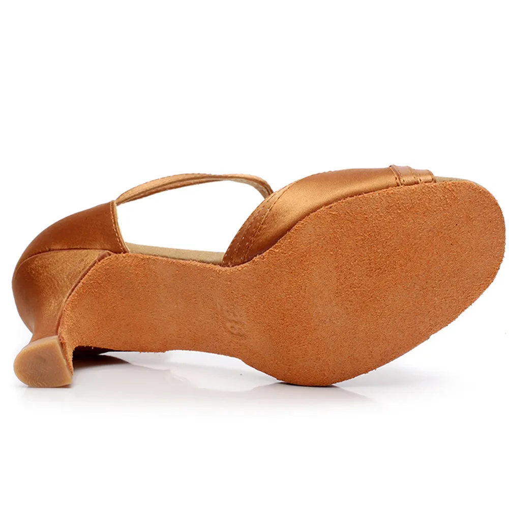 Women's Satin 2.75" Heel Latin Social Dance