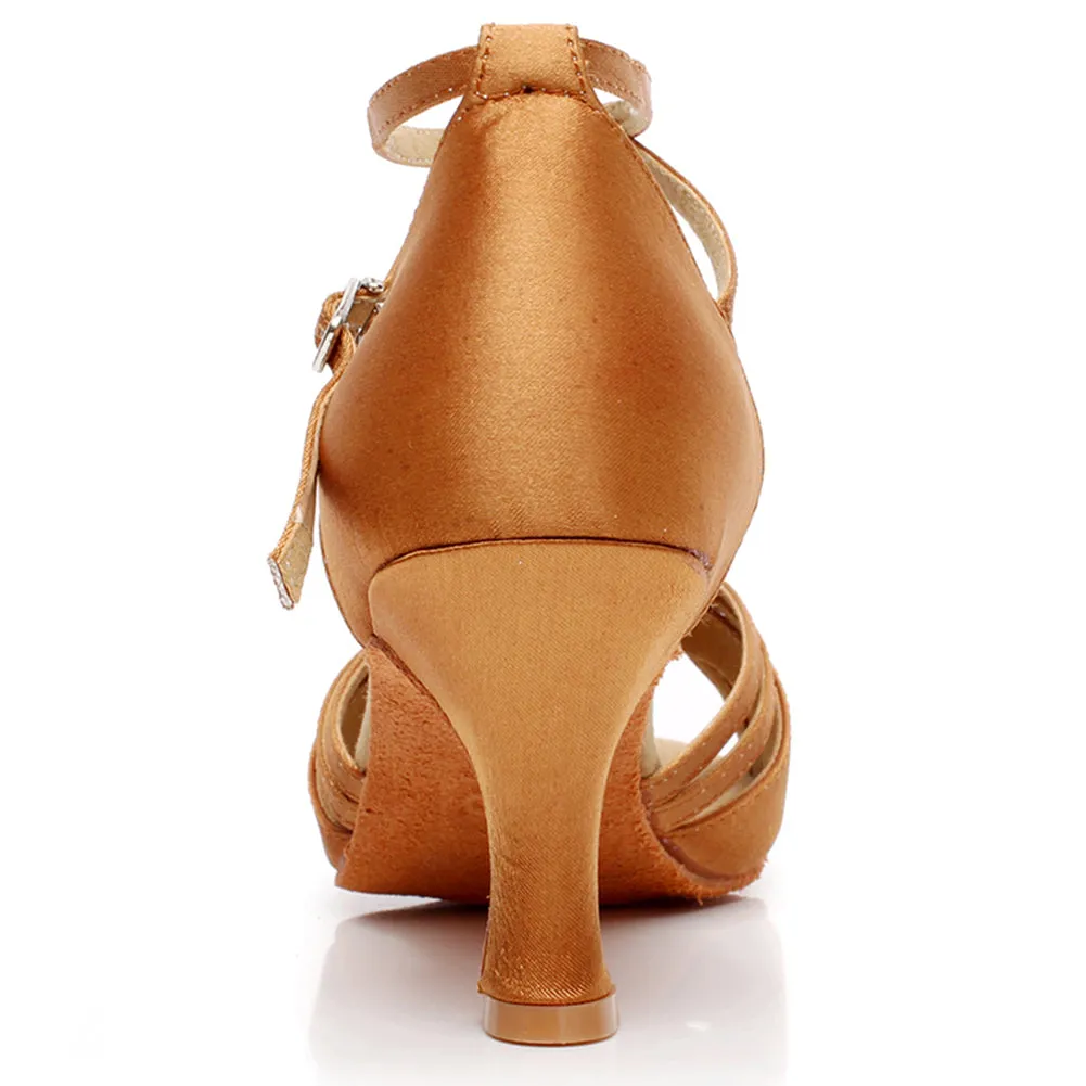 Women's Satin 2.75" Heel Latin Social Dance