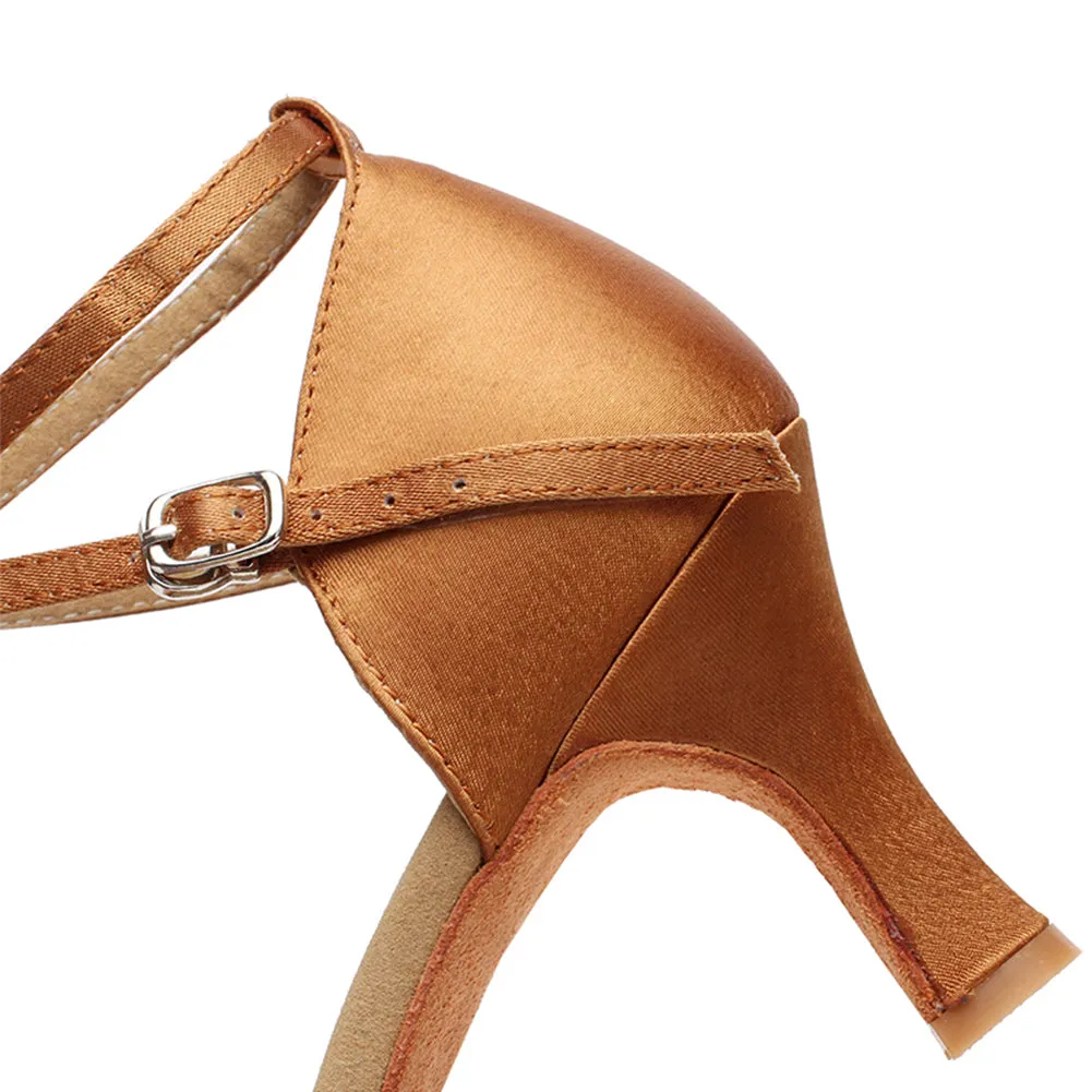 Women's Satin 2.75" Heel Latin Social Dance