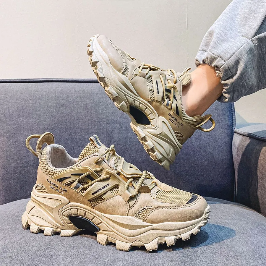 xiangtuibao Luxury Men Sneakers Breathable Damping Sports Shoes Men Casual Shoes Thick Sole Running Walking Shoes Trainers Sport Sneakers