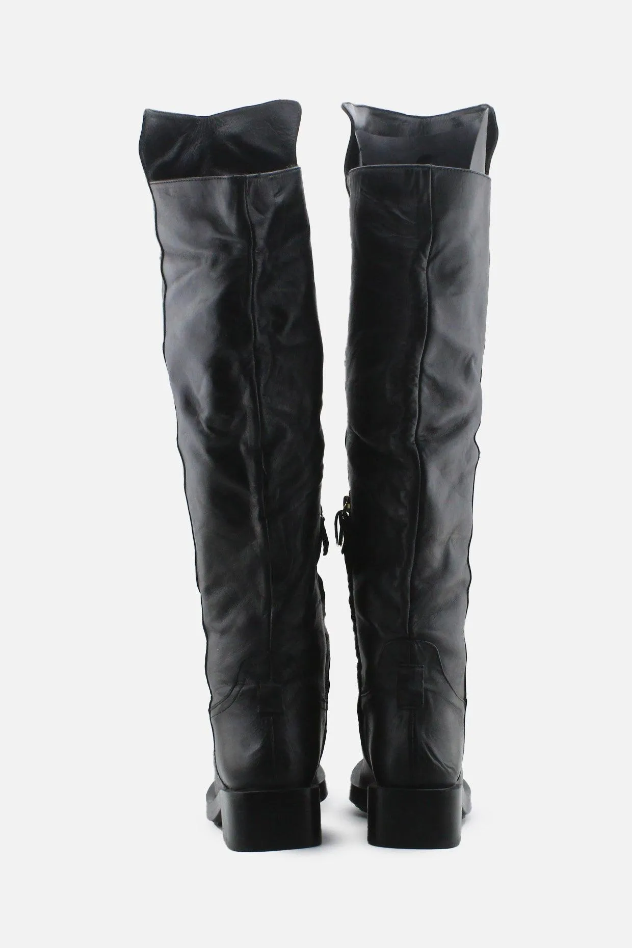 Zara Zipper Knee High Boots | 100% Authetic Leather