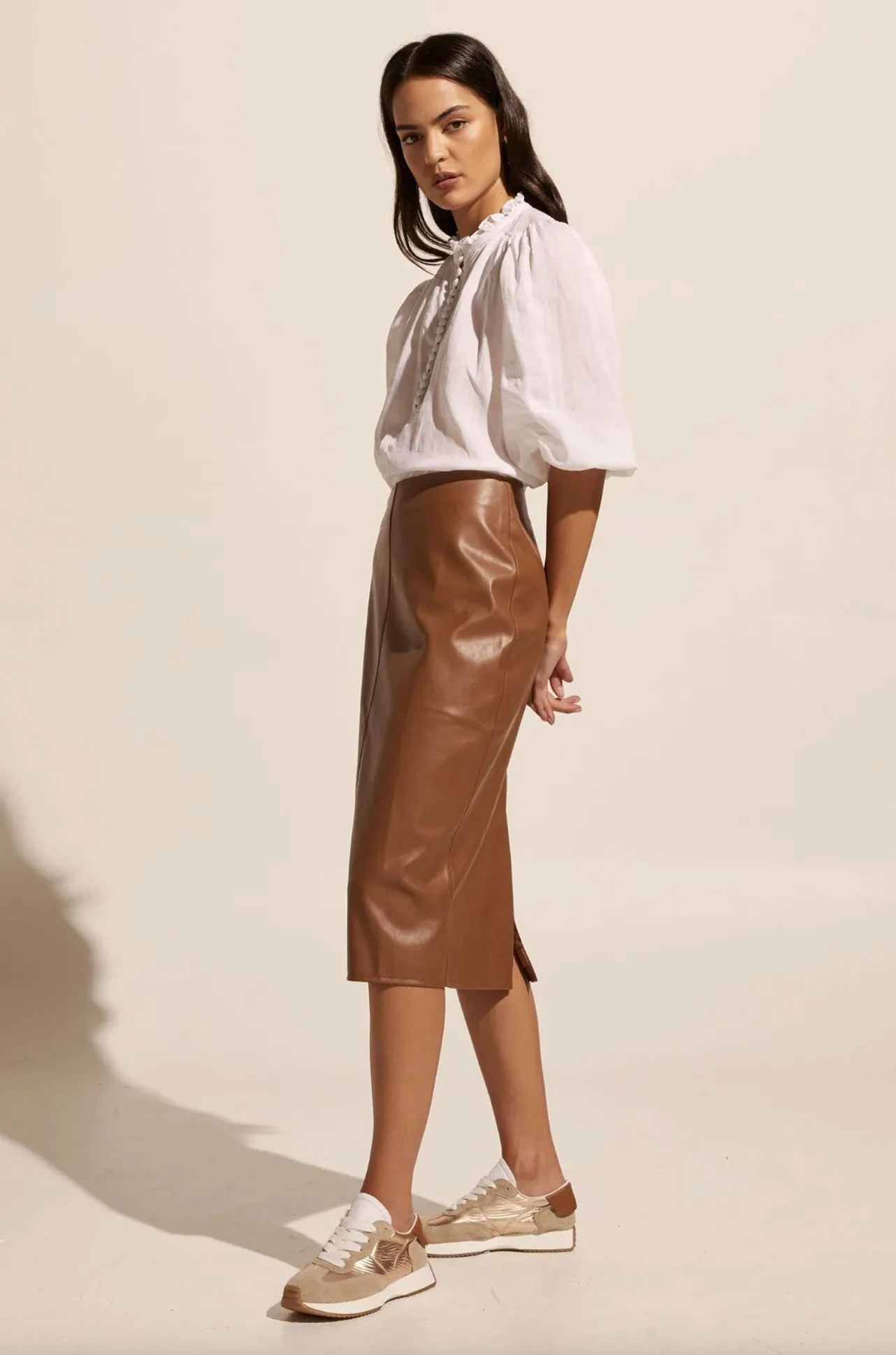 zoe kratzmann - vortex skirt in caramel