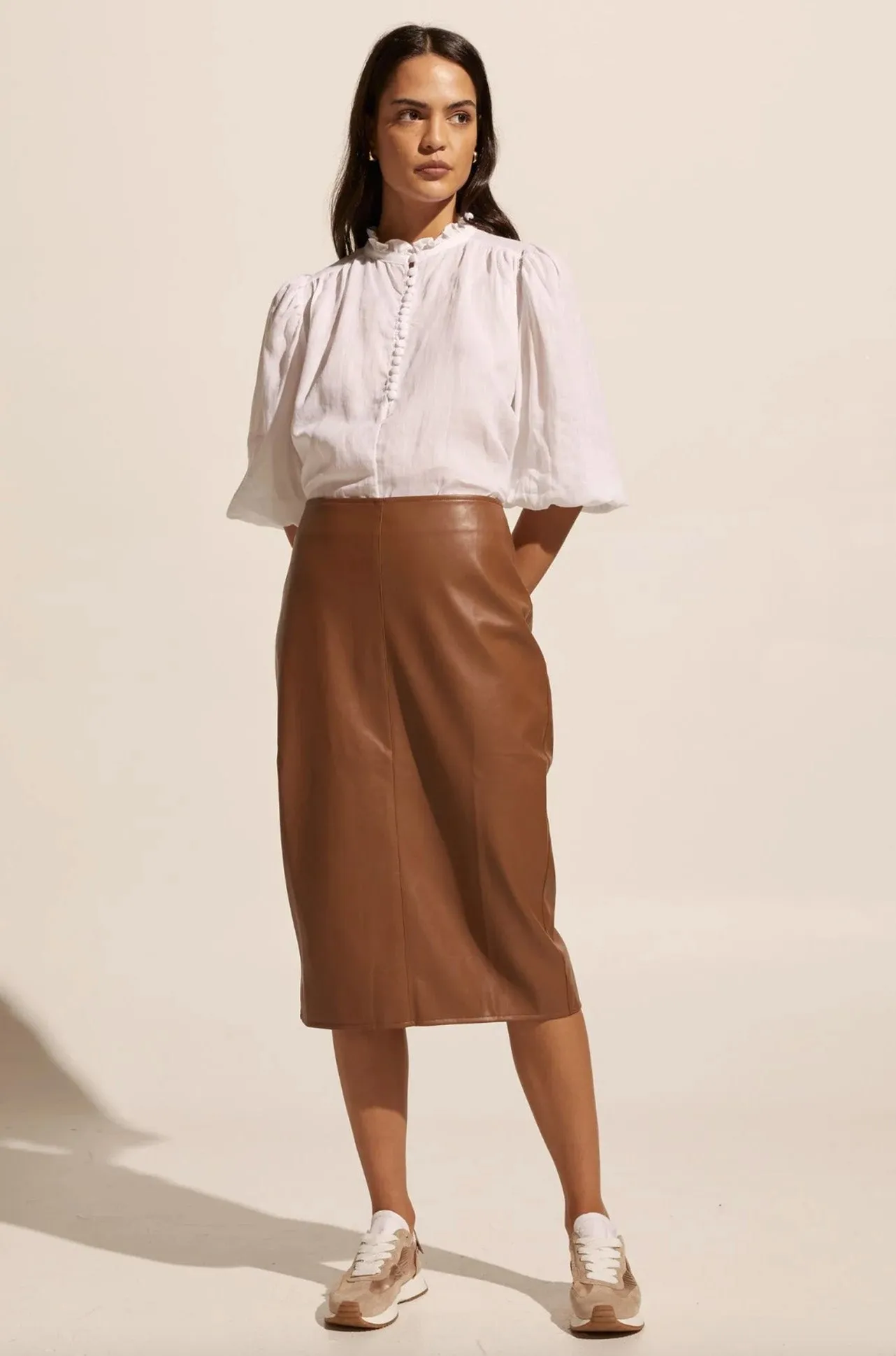 zoe kratzmann - vortex skirt in caramel
